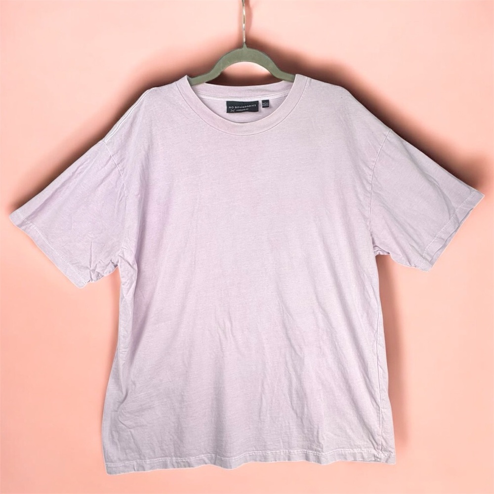 VTG Single-stitch No Boundaries Purple Short Sleeve Tee Oversized Fit L